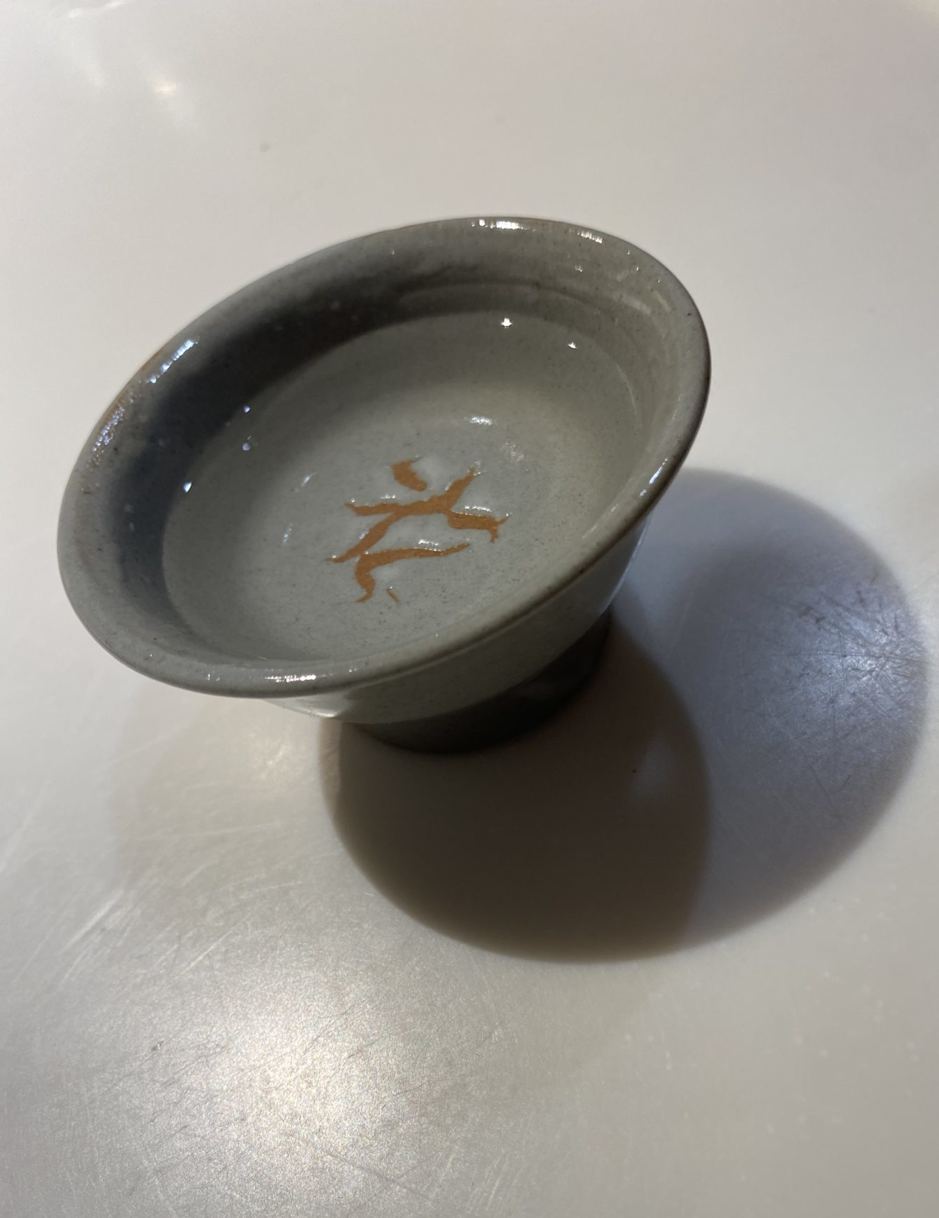 善光寺焼の器（釉薬と質感が分かる一枚）